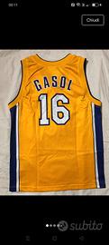 canotta Lakers n 16 taglia da ragazzo 