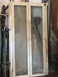 Infisso doppia anta bianco panna