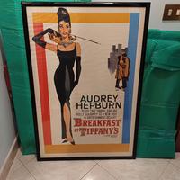 Poster "Breakfast at Tiffany's" e cornice