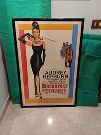 Poster "Breakfast at Tiffany's" e cornice