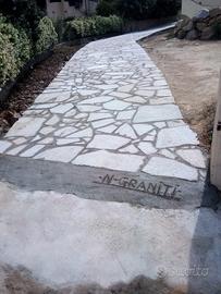 Pavimento in granito