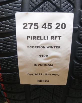 2 GOMME 275 45 20 PIRELLI RFT BR624