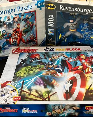 3 Puzzle - 2 Avengers + 1 Batman