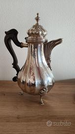 Caffettiera Argento 800 Greggio - Battuta a Mano