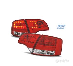 FANALI AUDI A4 B7 AVANT 05-07 LED ROSSO CROMATO