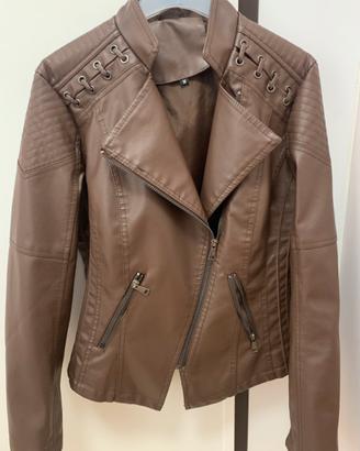 Giacca in ecopelle da donna