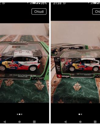 modellini  citroen Sordo Loeb 2009