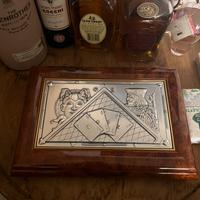 Vintage Alliani poker chip set, carte Dal Negro