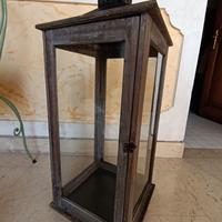 Grande lanterna da portico, in legno