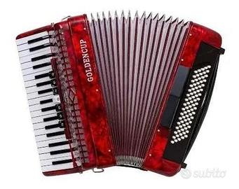 Fisarmonica  80 bassi 37 tasti Golden Cup
