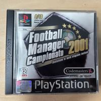 Gioco Football manager campionato 2001 ps1