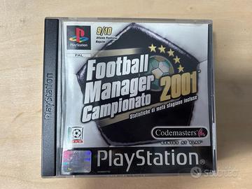 Gioco Football manager campionato 2001 ps1