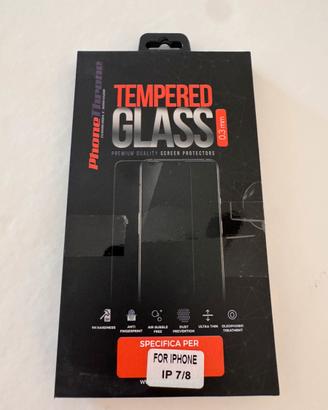 3 Pellicole vetro iPhone 7 e 8