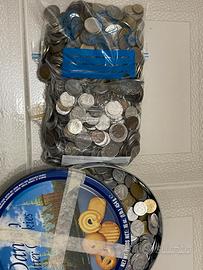 Lotto monete miste oltre 6,5 kg