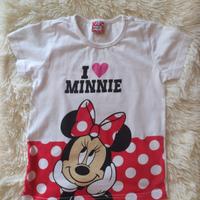 T-shirt bambina "Minnie Mouse" originale Disney 
