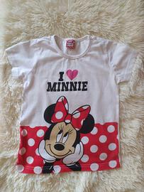 T-shirt bambina "Minnie Mouse" originale Disney 