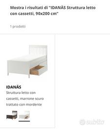 Letto singolo Ikea