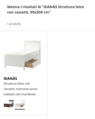 Letto singolo Ikea