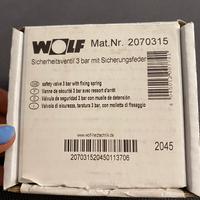 Valvola di sicurezza Wolf 3bar