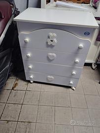 cassettiera cameretta come nuova