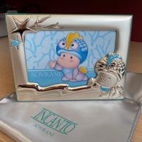 Cornice Argento e legno - linea Sovrani Incanto