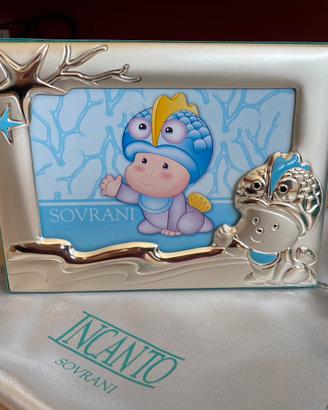 Cornice Argento e legno - linea Sovrani Incanto