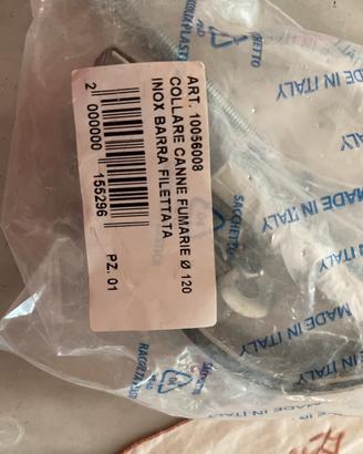 Collare per canne fumarie inox diam 120