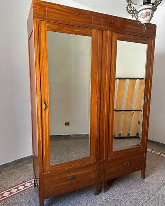 Armadio guardaroba d’epoca ( Stile Liberty)