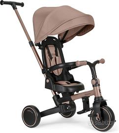 Triciclo 8 in 1 NUOVO Beige Kikkaboo Imballato