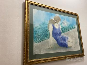 Quadro + cornice dorata