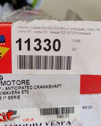 Albero motore  Vespa