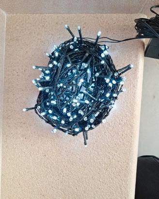 luci Natale  due confezioni da interno ed esterno 