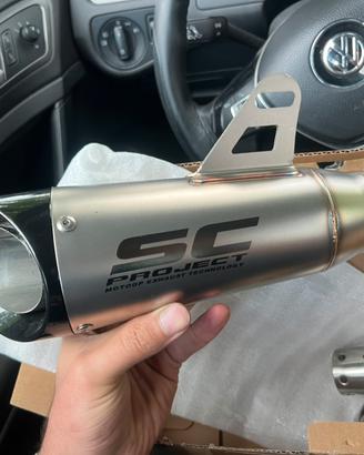 Scarico sc project per mt07