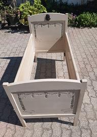 culla/lettino d'epoca chabby chic