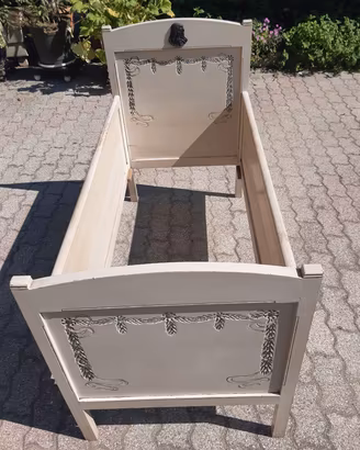 culla/lettino d'epoca chabby chic
