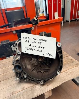 Cambio Fiat Punto 1.8 16V HGT Anno 2000 Codice Mot