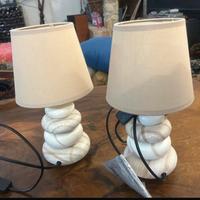 Coppia di lampade shaby