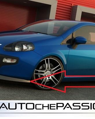 Splitter Spoiler anteriore Fiat Grande Punto Evo