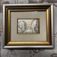 Quadro incisione su argento Leader Linea argento