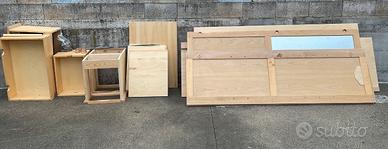 Armadio 3 ante country anticato