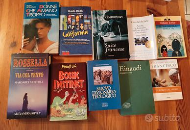 Quinto lotto libri a partire da 1 euro cadauno 