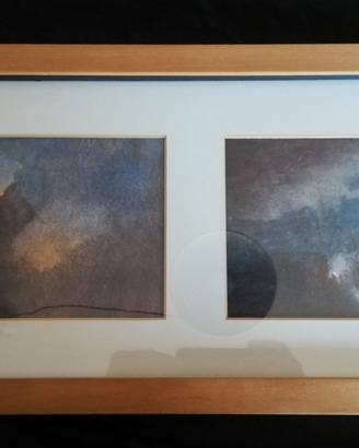 QUADRO DITTICO PITTORE "D. BIANCHI" ANNO 1992.