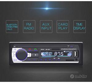 AUTORADIO 1 DIN BLUETOOTH MP3 USB SD AUX
