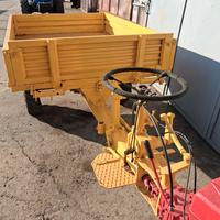 Motocoltivatore con carretto e documenti