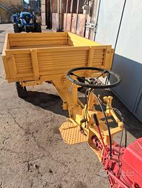 Motocoltivatore con carretto e documenti