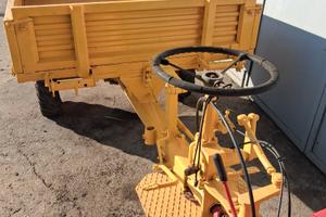 Motocoltivatore con carretto e documenti