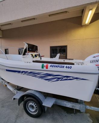 barca open aquamar aquafish 460 selva 40 70 xsr