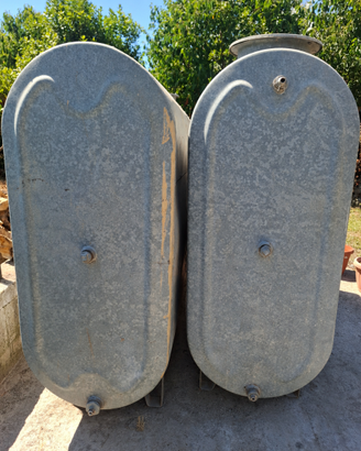 Cisterne acciaio zincato 2000L