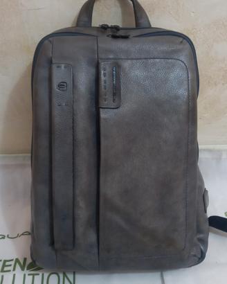 zaino piquadro blue in pelle 