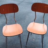 coppia Sedie vintage in formica